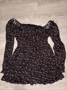 always yours navy blue floral print long sleeve skater dress Lulus | Dresses | Lulus Always Yours Navy Blue Floral Print Long Sleeve  Skater Dress Size L